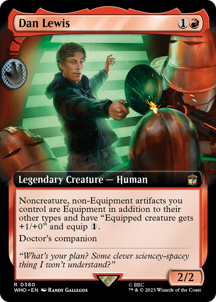 Dan Lewis (Extended Art) (WHO-380)  Foil - Doctor Who: (Extended Art)