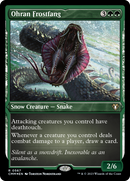 Ohran Frostfang (CMM-567)  Etched Foil - Commander Masters: (snow)