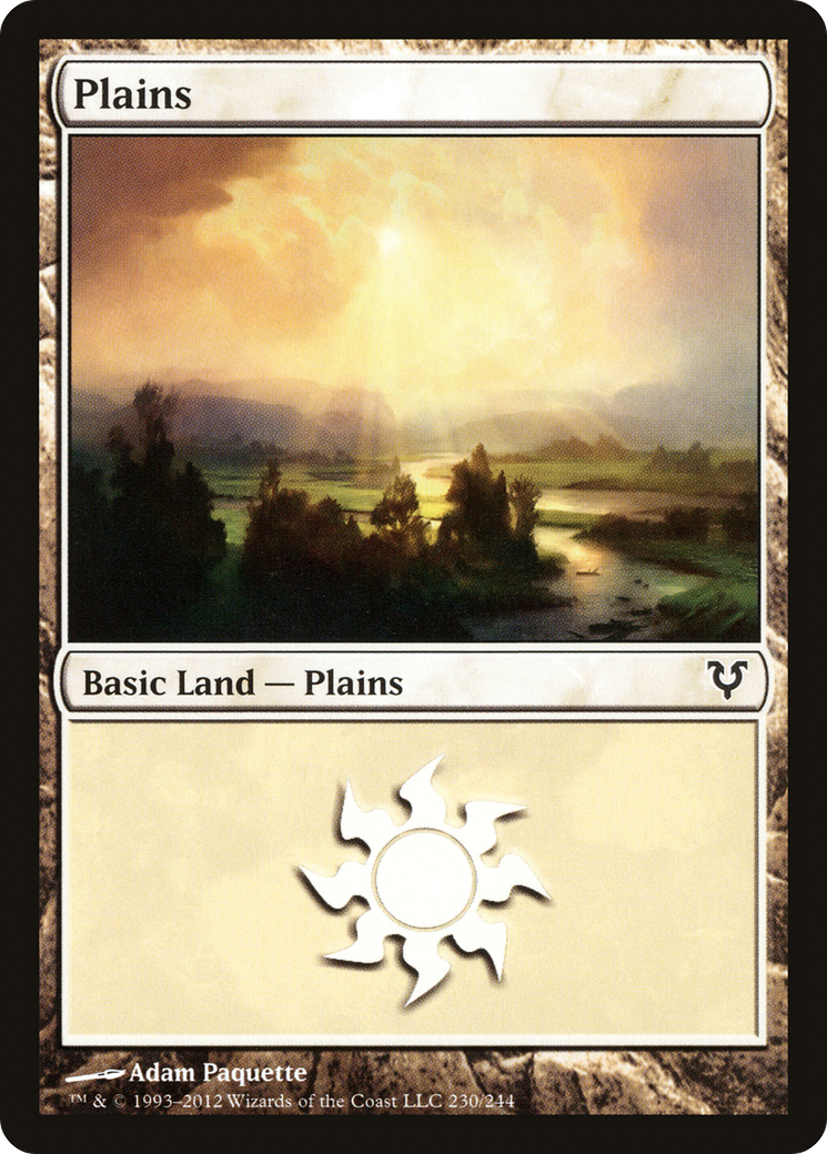 Plains (230) (AVR-230) - Avacyn Restored Foil