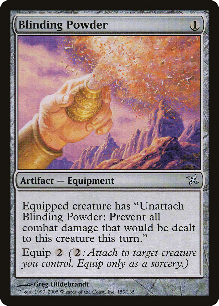 Blinding Powder (BOK-153) - Betrayers of Kamigawa Foil