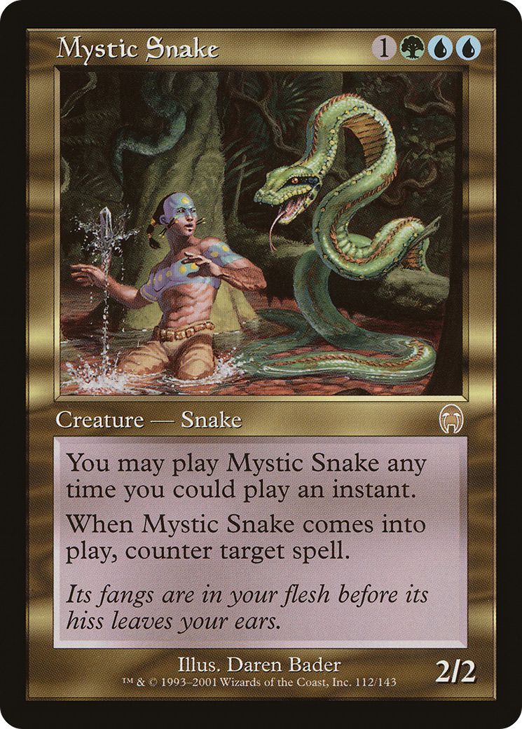 Mystic Snake (APC-112)  Foil - Apocalypse