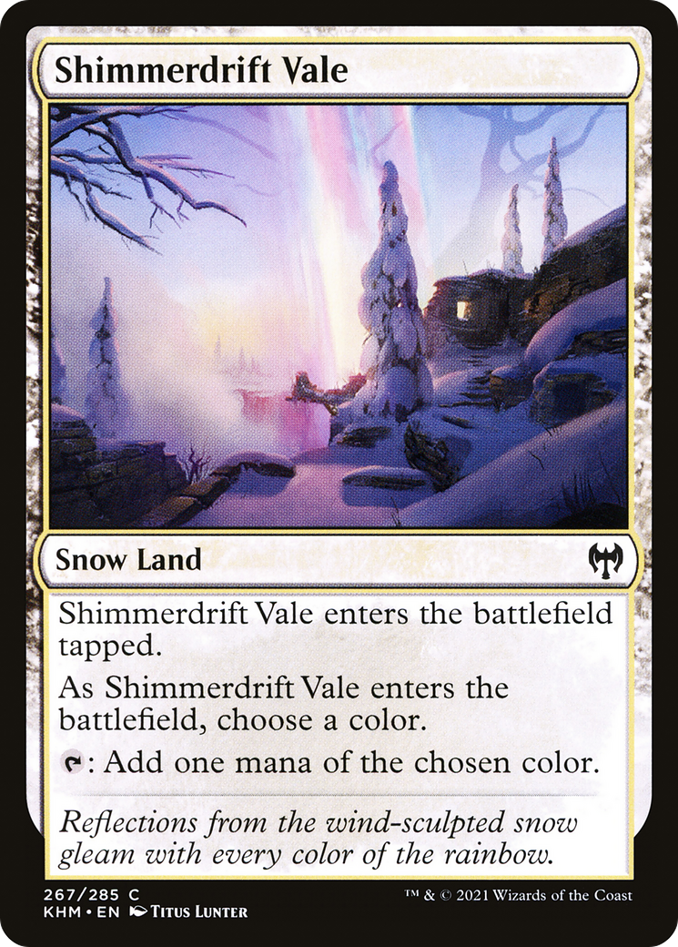 Shimmerdrift Vale (KHM-267)  Foil - Kaldheim