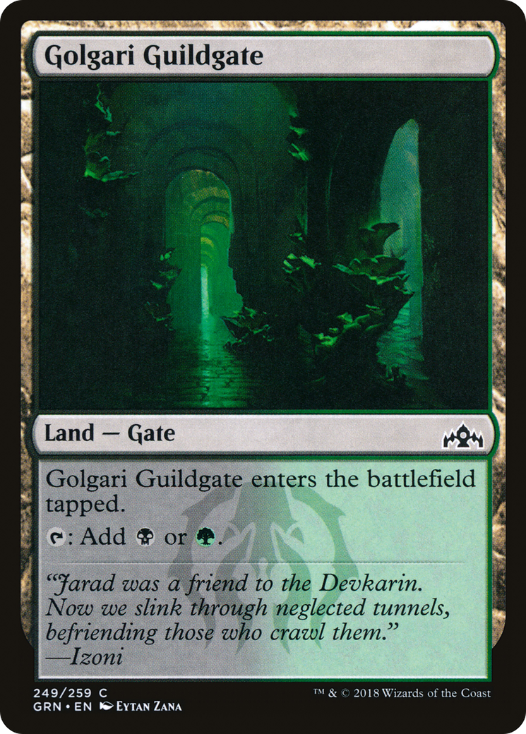 Golgari Guildgate (249) (GRN-249)  Foil - Guilds of Ravnica