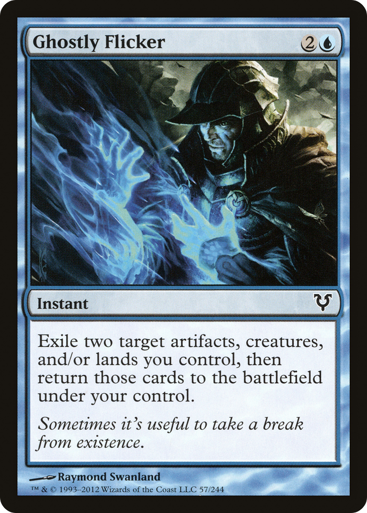 Ghostly Flicker (AVR-057)  Foil - Avacyn Restored