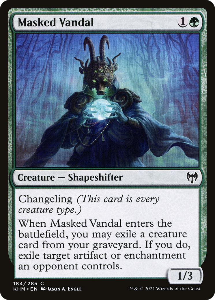 Masked Vandal (KHM-184)  Foil - Kaldheim