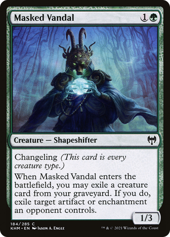 Masked Vandal (KHM-184)  Foil - Kaldheim