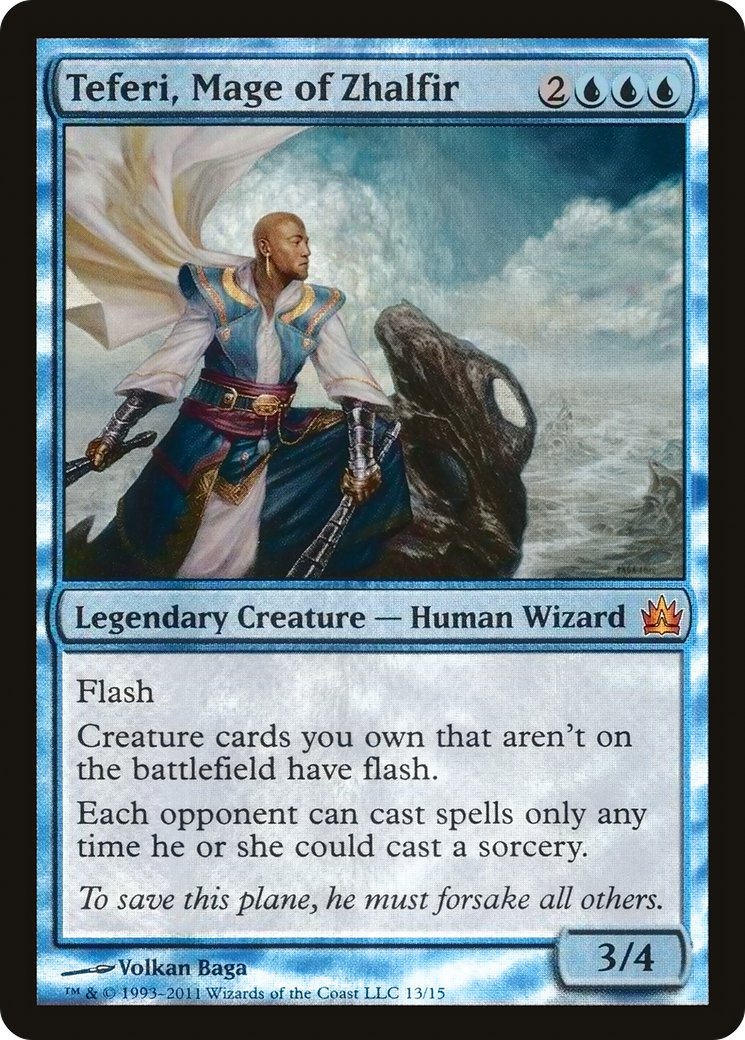 Teferi, Mage of Zhalfir (V11-) - From the Vault: Legends Foil