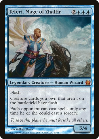 Teferi, Mage of Zhalfir (V11-)  Foil - From the Vault: Legends