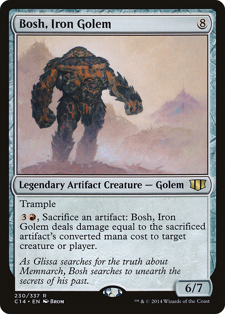 Bosh, Iron Golem (C14-230)  - Commander 2014