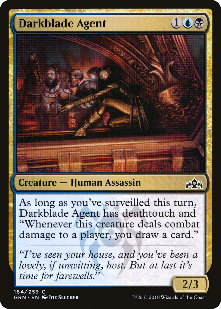 Darkblade Agent (GRN-164)  - Guilds of Ravnica
