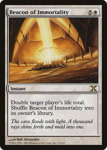 Beacon of Immortality (10E-010)  Foil - Tenth Edition