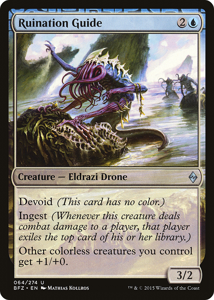 Ruination Guide (BFZ-064)  Foil - Battle for Zendikar: (devoid)