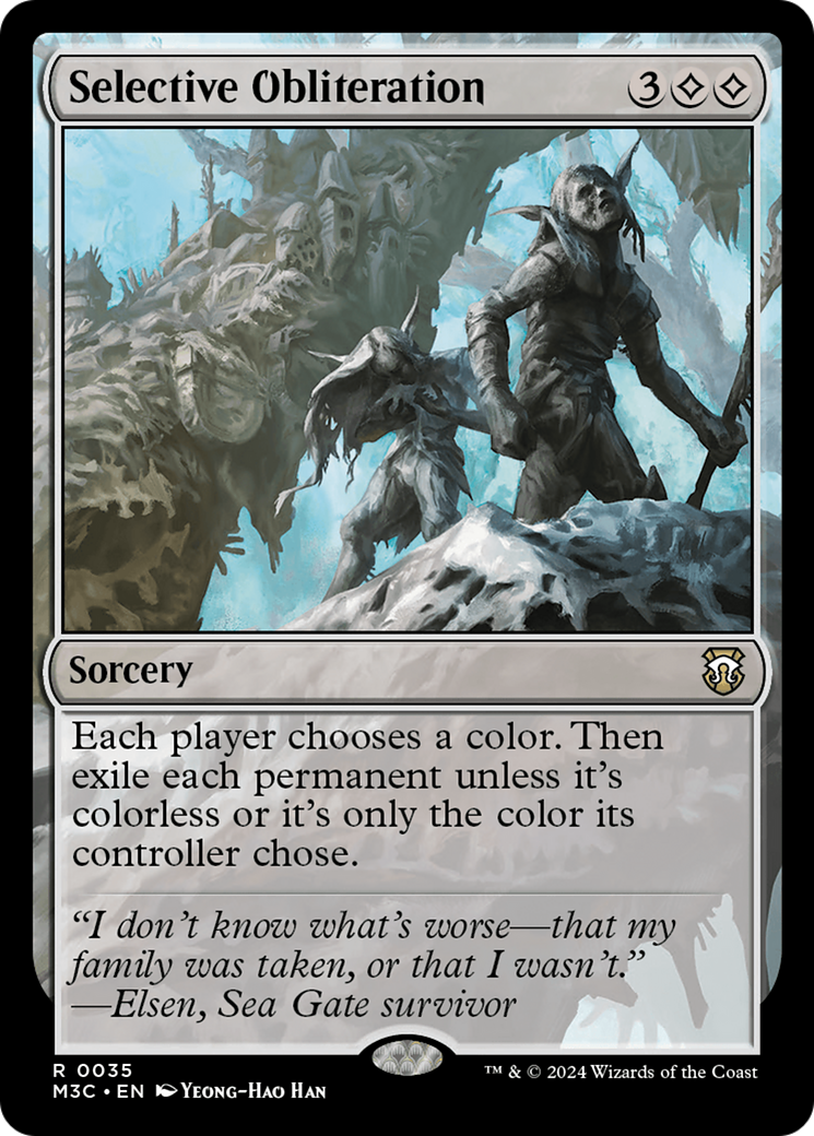 Selective Obliteration (M3C-035)  - Modern Horizons 3 Commander