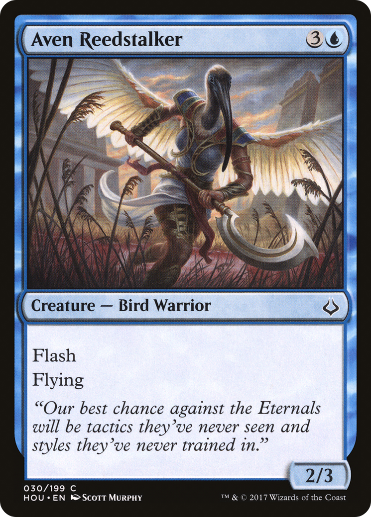 Aven Reedstalker (HOU-030)  Foil - Hour of Devastation