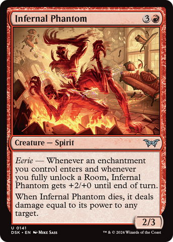 Infernal Phantom (DSK-141)  - Duskmourn: House of Horror