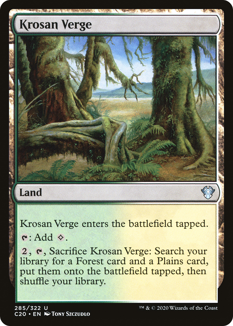 Krosan Verge (C20-285)  - Commander 2020