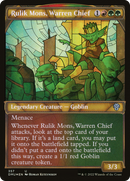 Rulik Mons, Warren Chief (Textured Foil) (DMU-357)  Foil - Dominaria United: (Showcase)