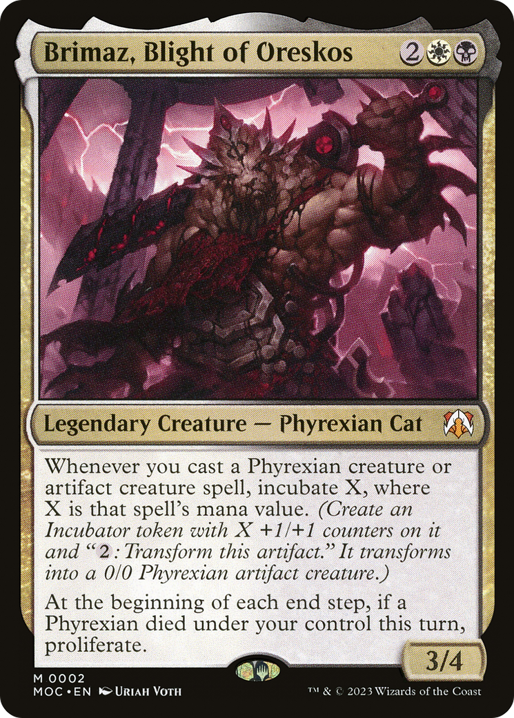 Brimaz, Blight of Oreskos (MOC-002)  - March of the Machine Commander
