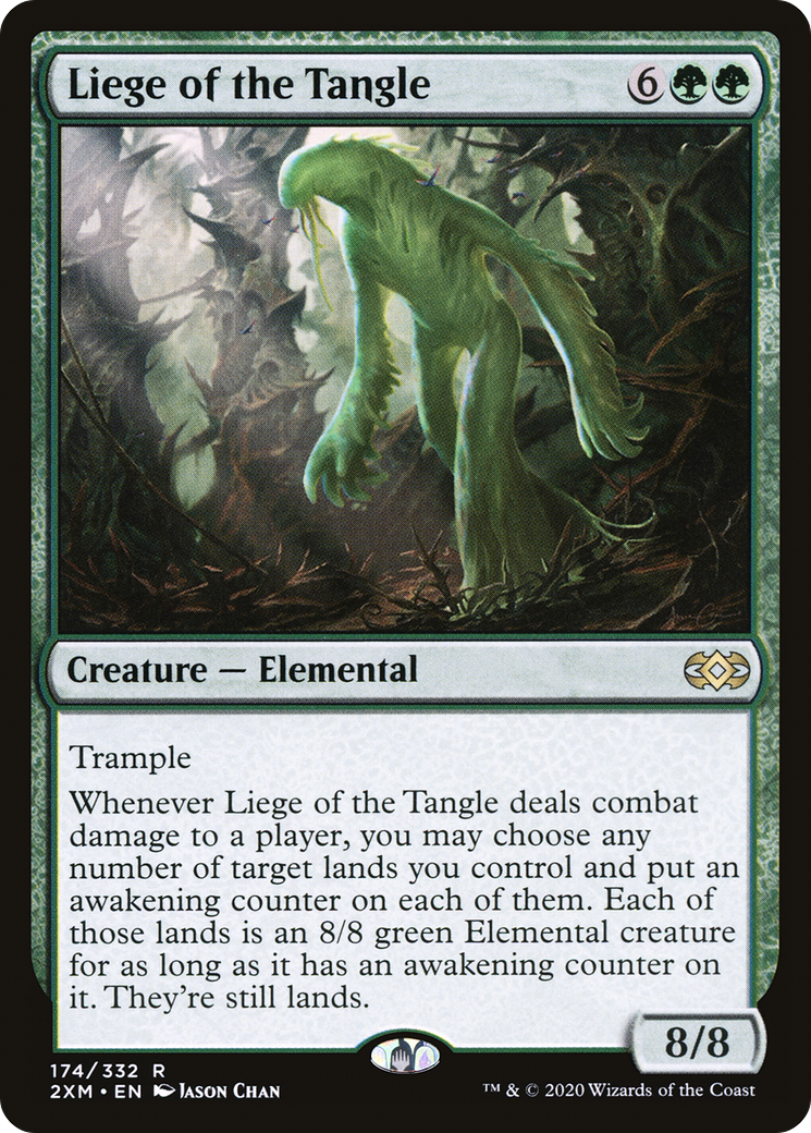 Liege of the Tangle (2XM-174)  Foil - Double Masters