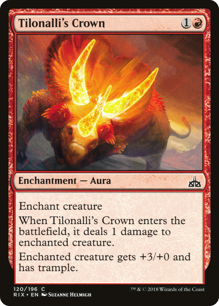 Tilonalli's Crown (RIX-120)  Foil - Rivals of Ixalan