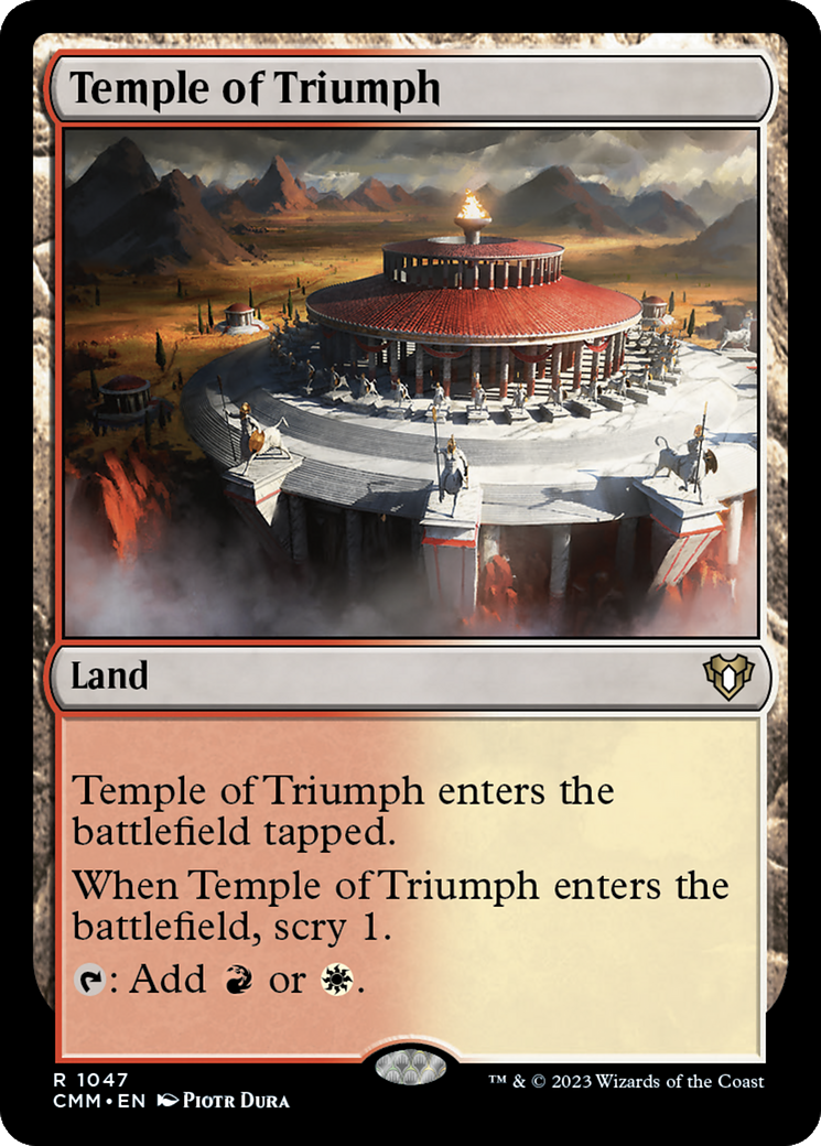 Temple of Triumph (CMM-1047)  - Commander Masters