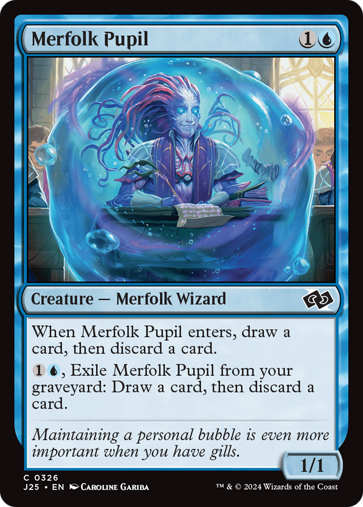Merfolk Pupil (J25-326) - Foundations Jumpstart