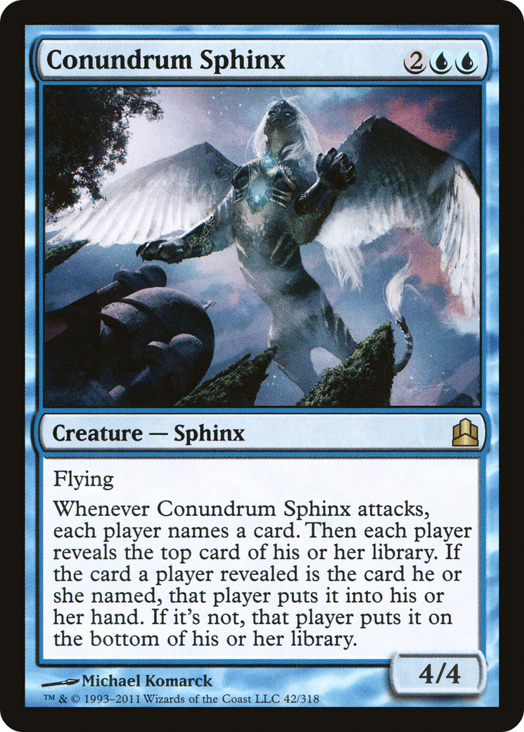 Conundrum Sphinx (CMD-042)  - Commander 2011