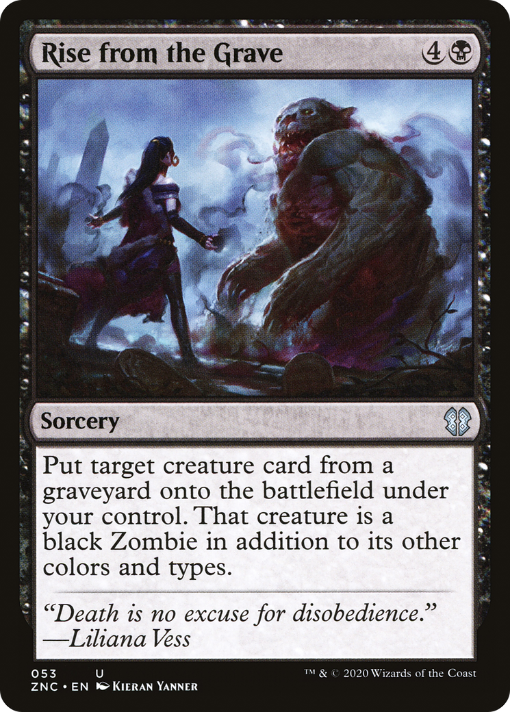 Rise from the Grave (ZNC-053)  - Zendikar Rising Commander