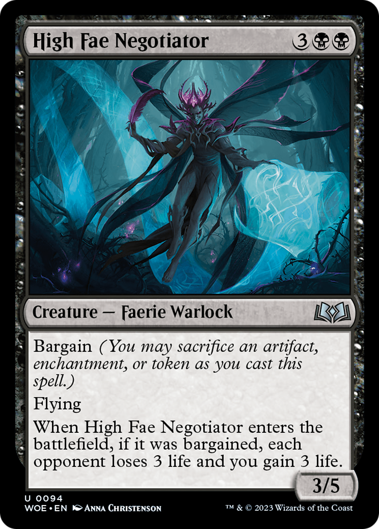 High Fae Negotiator (WOE-094)  - Wilds of Eldraine