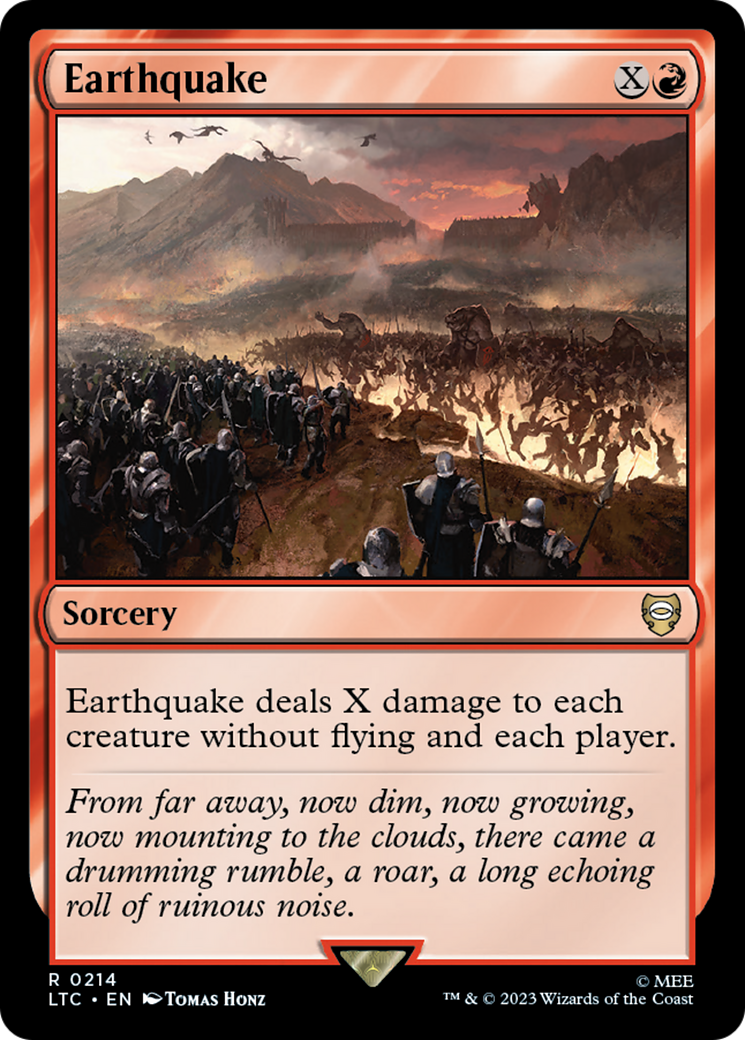 Earthquake (LTC-214)  - Tales of Middle-earth Commander