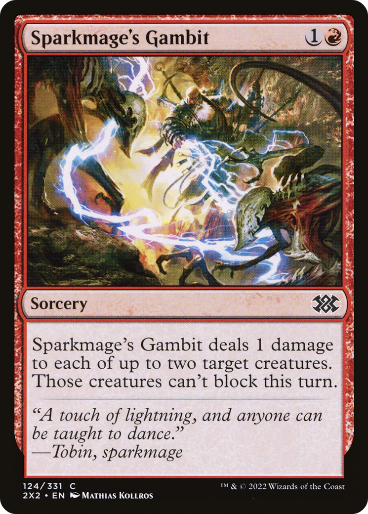 Sparkmage's Gambit (2X2-124)  Foil - Double Masters 2022