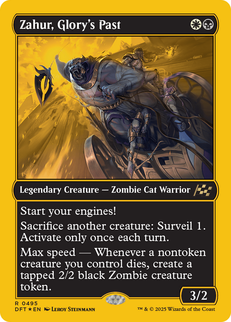 Zahur, Glory's Past (First-Place Foil) (DFT-495)  Foil - Aetherdrift