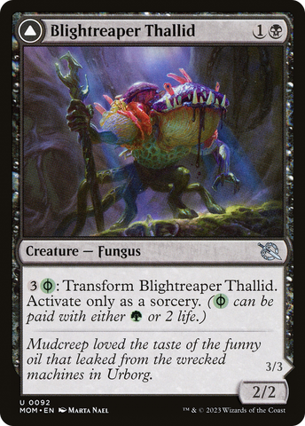 Blightreaper Thallid (MOM-092)  Foil - March of the Machine