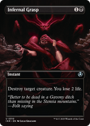 Infernal Grasp (Borderless) (INR-310)  - Innistrad Remastered
