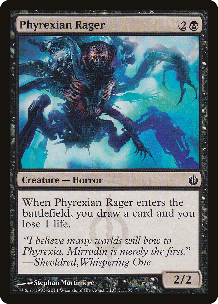 Phyrexian Rager (MBS-051)  - Mirrodin Besieged