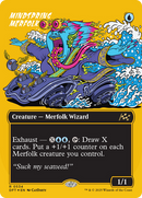 Mindspring Merfolk (DFT-534) - Aetherdrift (Borderless) Foil