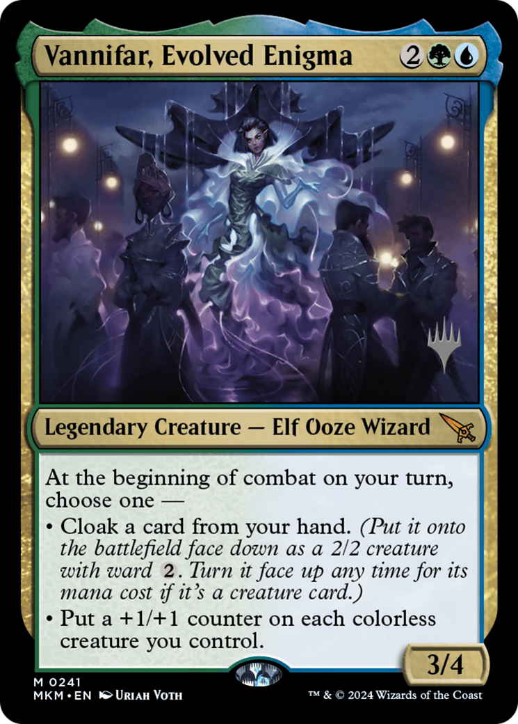 Vannifar, Evolved Enigma (PPMKM-241)  Foil - Murders at Karlov Manor Promos
