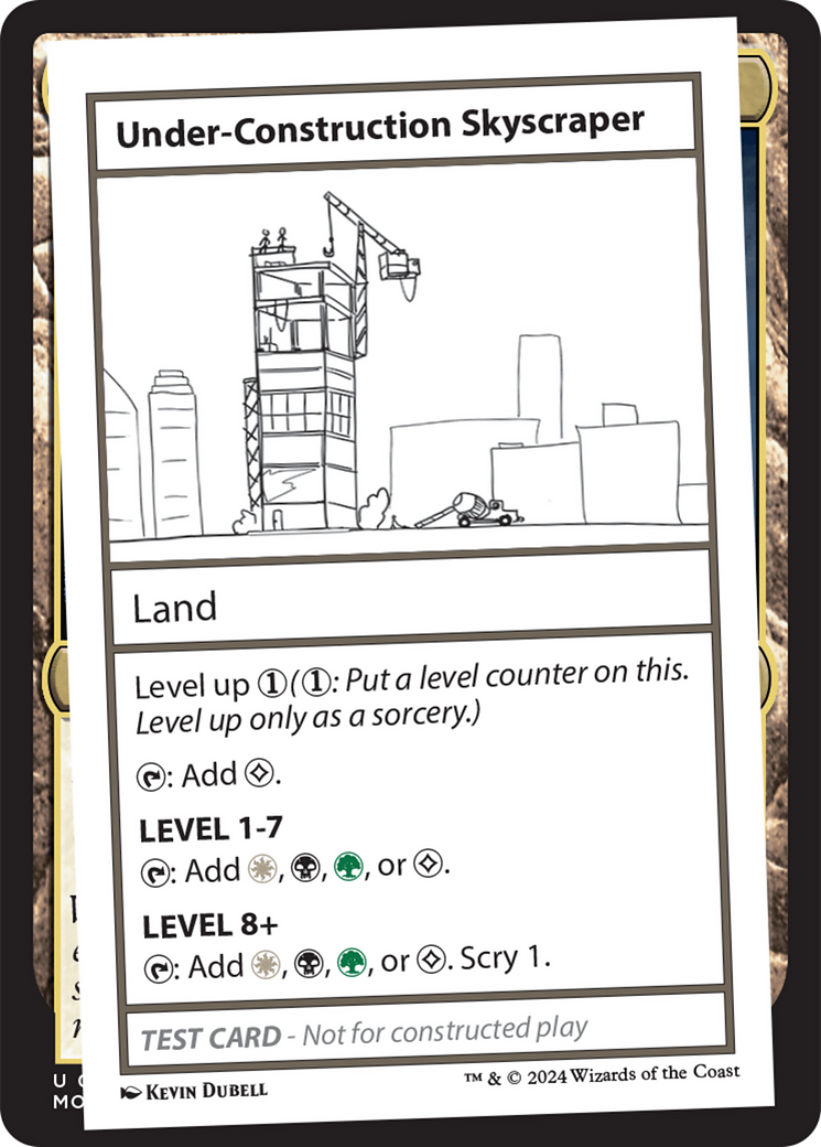 Under-Construction Skyscraper (MB2PC-)  - Mystery Booster 2