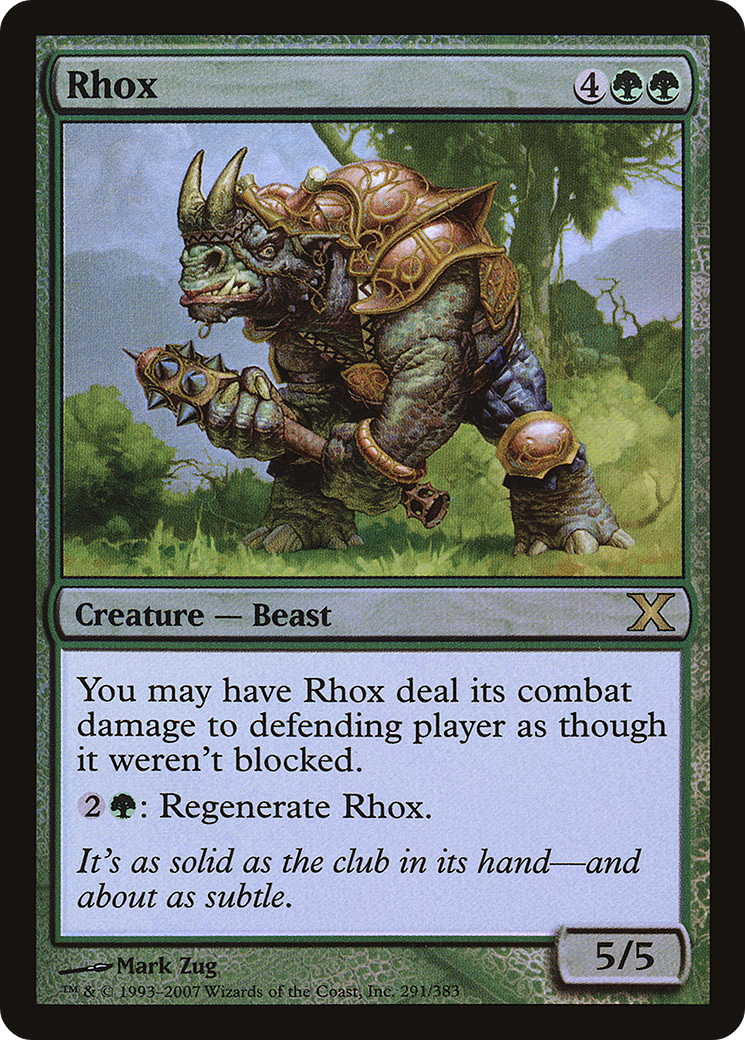 Rhox (10E-291★)  Foil - Tenth Edition