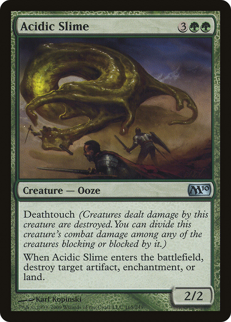Acidic Slime (M10-165)  Foil - Magic 2010