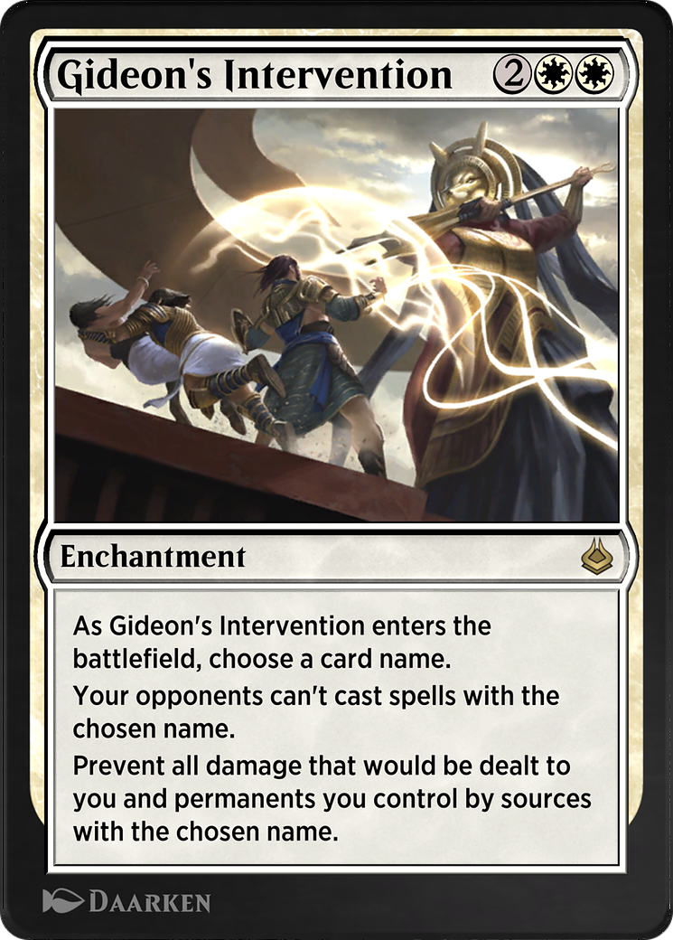 Gideon's Intervention (AKR-020)  - Amonkhet Remastered