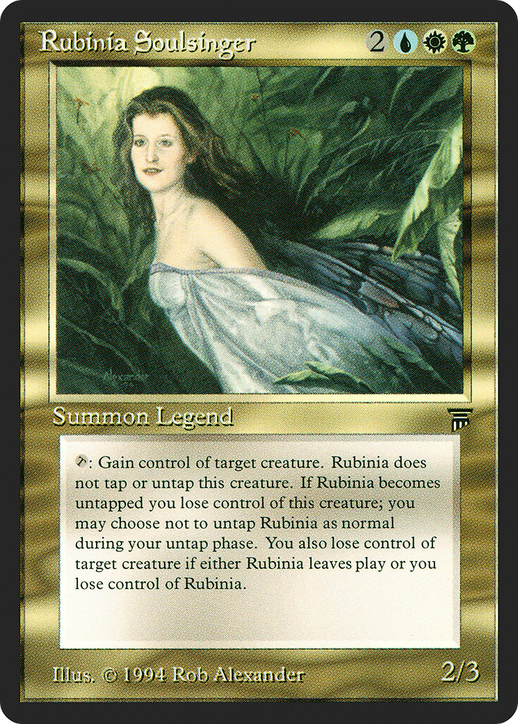 Rubinia Soulsinger (LEG-)  - Legends