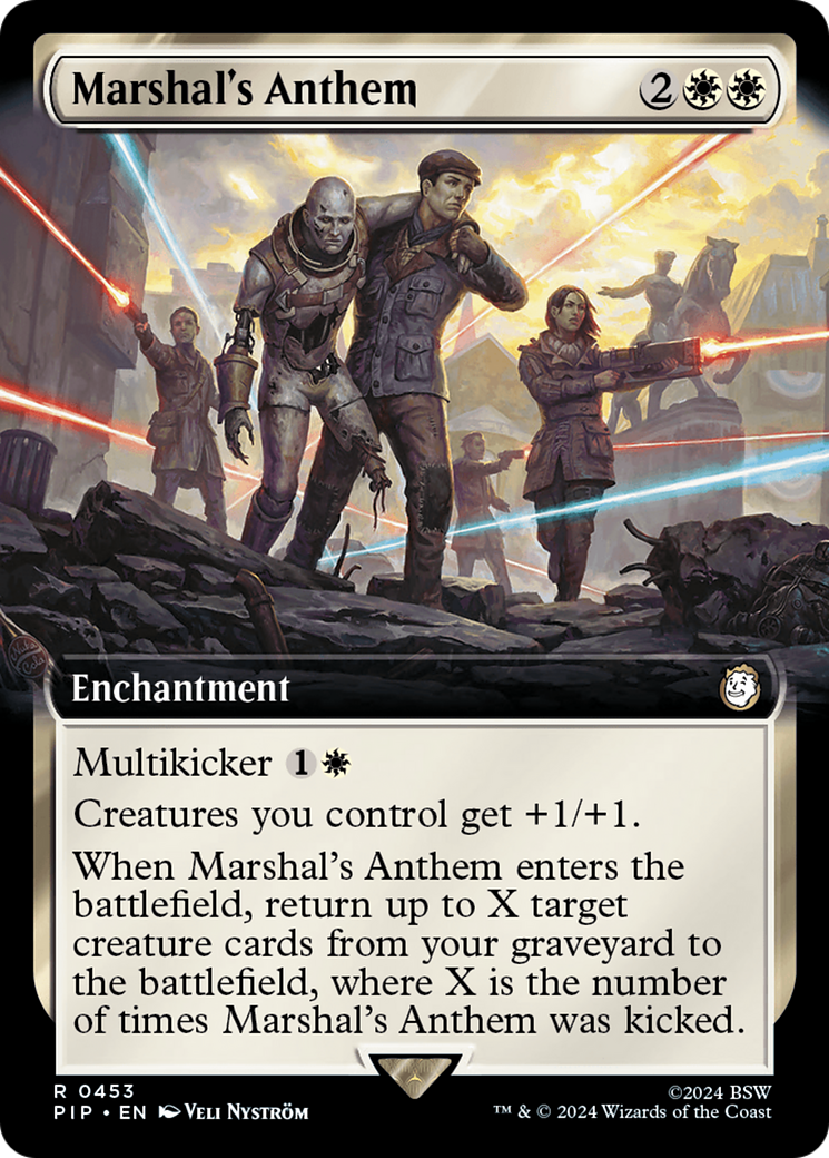 Marshal's Anthem (Extended Art) (PIP-453) - Fallout: (Extended Art) Foil