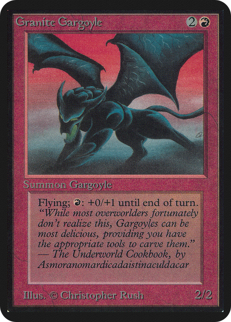Granite Gargoyle (LEA-)  - Limited Edition Alpha