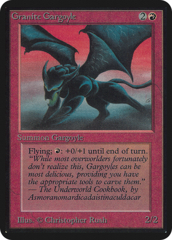 Granite Gargoyle (LEA-)  - Limited Edition Alpha