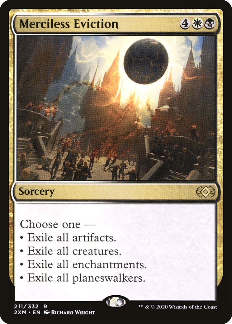 Merciless Eviction (2XM-211)  Foil - Double Masters