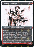 Furnace Punisher (Showcase) (Step-and-Compleat Foil) (ONE-445) - Phyrexia: All Will Be One: (Showcase) Foil