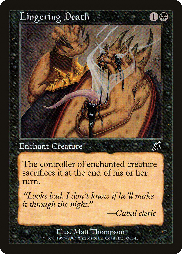 Lingering Death (SCG-069)  Foil - Scourge