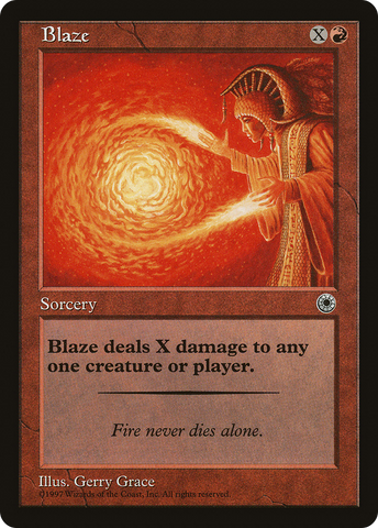 Blaze (Flavor Text) (POR-)  - Portal