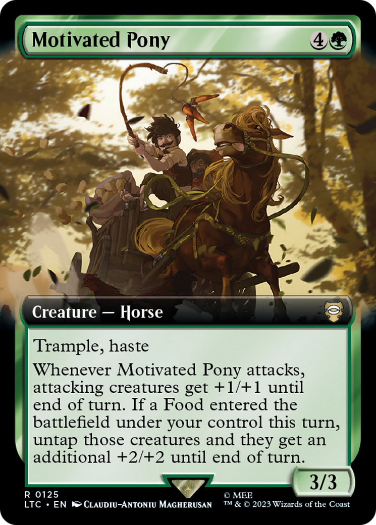 Motivated Pony (Extended Art) (LTC-125)  - Tales of Middle-earth Commander: (Extended Art)
